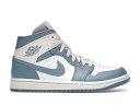 iCL W[_ ~bh F zCg F u[ WOMEN'S Xj[J[ fB[X y JORDAN 1 MID UNC (2022) (WOMEN'S) / WHITE WORN BLUE SAIL z