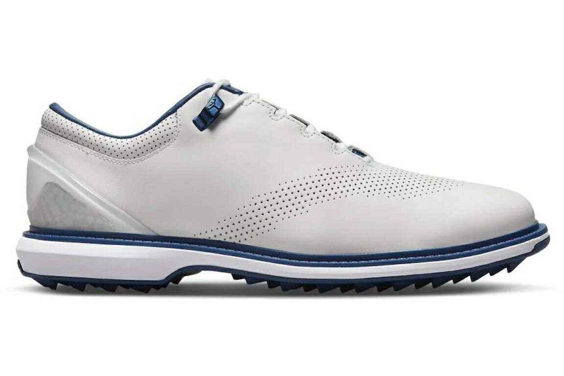 ナイキ ジョーダン ゴルフ 白色 ホワイト 青色 ブルー スニーカー メンズ 【 JORDAN ADG 4 GOLF WHITE FRENCH BLUE / WHITE FRENCH BLUE METALLIC 】