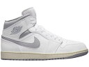 ナイキ ジョーダン JORDAN ミッド 灰色 グレー エアジョーダン ジュニア キッズ 【 1 MID NEUTRAL GREY GS WHITE NATURAL 】