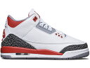 ナイキ ジョーダン JORDAN ファイア 赤 レッド ジュニア キッズ 【 RED 3 RETRO FIRE 2022 GS WHITE CEMENT GREY BLACK 】