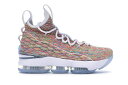 ナイキ レブロン 白色 ホワイト 【 NIKE LEBRON 15 FRUITY PEBBLES (GS) / MULTI-COLOR WHITE 】 キッズ ベビー マタニティ スニーカー