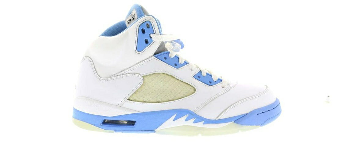 ナイキ ジョーダン 白色 ホワイト 青色 ブルー スニーカー メンズ 【 JORDAN 5 RETRO MOTORSPORTS (PE) / WHITE UNIVERSITY BLUE 】