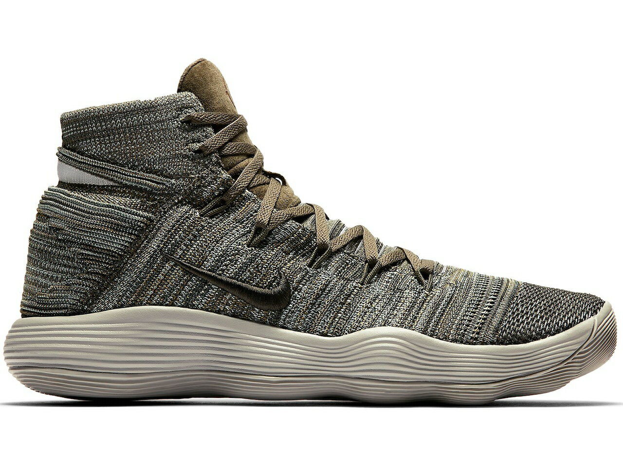 ナイキ NIKE リアクト ハイパーダンク フライニット カーゴ スニーカー 【 HYPERDUNK REACT 2017 FLYKNIT CARGO KHAKI PALE GREYCARGO 】