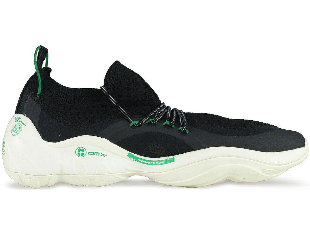 [{bN t[W F ubN  O[ Xj[J[ Y y REEBOK DMX FUSION MITA SNEAKERS BLACK / BLACK BASIL GREEN z