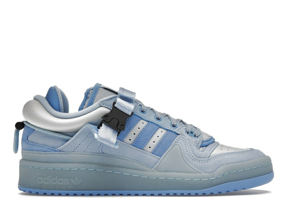 アディダス フォーラム バックル 青色 ブルー スニーカー メンズ 【 ADIDAS FORUM BUCKLE LOW BAD BUNNY BLUE TINT / BLUE TINT BLUE TINT BLUE TINT 】