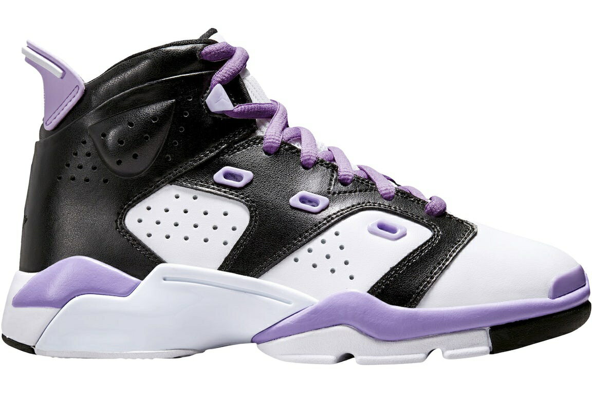 ナイキ ジョーダン 黒色 ブラック 白色 ホワイト 【 JORDAN 6-17-23 LILAC (GS) / BLACK WHITE LILAC 】 キッズ ベビー マタニティ スニーカー