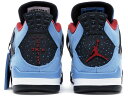 iCL W[_ F u[ F ubN gBXXRbg JN^XWbN Xj[J[ Y y JORDAN 4 RETRO TRAVIS SCOTT CACTUS JACK / UNIVERSITY BLUE BLACK VARSITY z