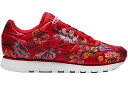 [{bN NVbN U[ Te  bh Xj[J[ Y   REEBOK CLASSIC LEATHER OPENING CEREMONY FLORAL SATIN RED   RED MULTI  