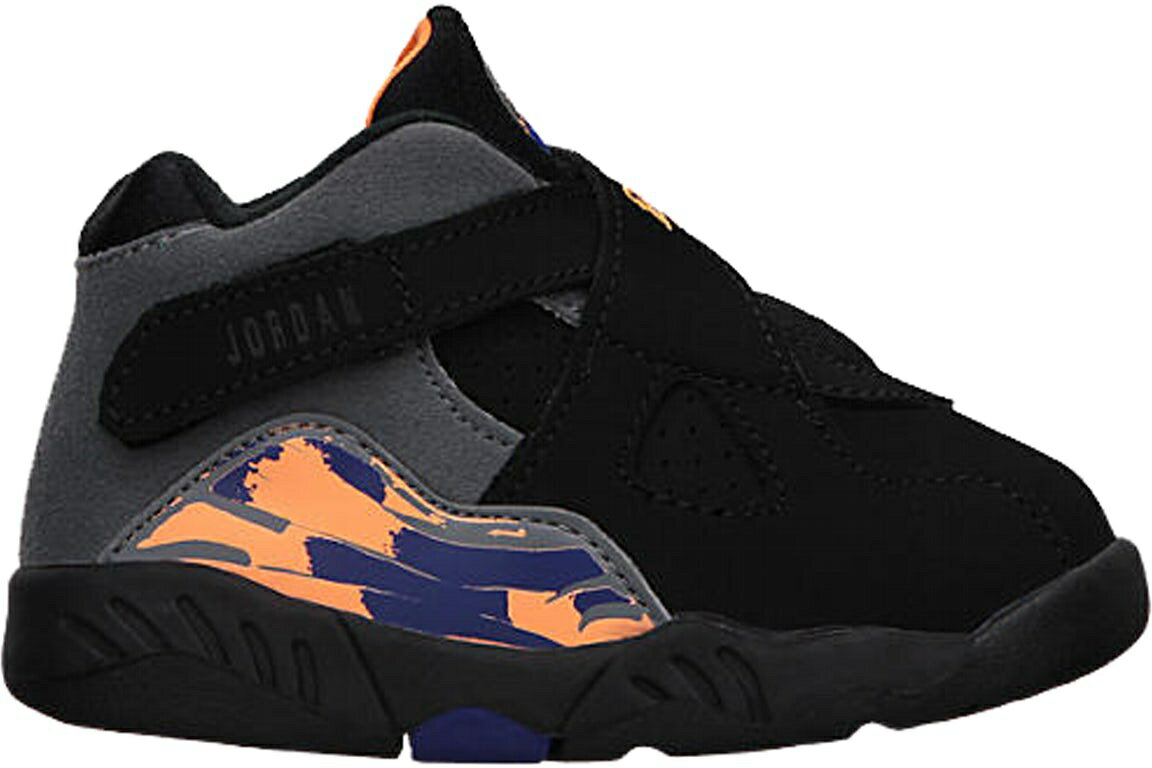 ナイキ ジョーダン フェニックス サンズ 黒色 ブラック クール 灰色 グレー 【 JORDAN 8 RETRO PHOENIX SUNS (TD) / BLACK BRIGHT CITRUS COOL GREY 】