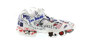 リーボック REEBOK インスタポンプフューリー スニーカー 【 VETEMENTS DOODLE WHITE MULTICOLOR 】