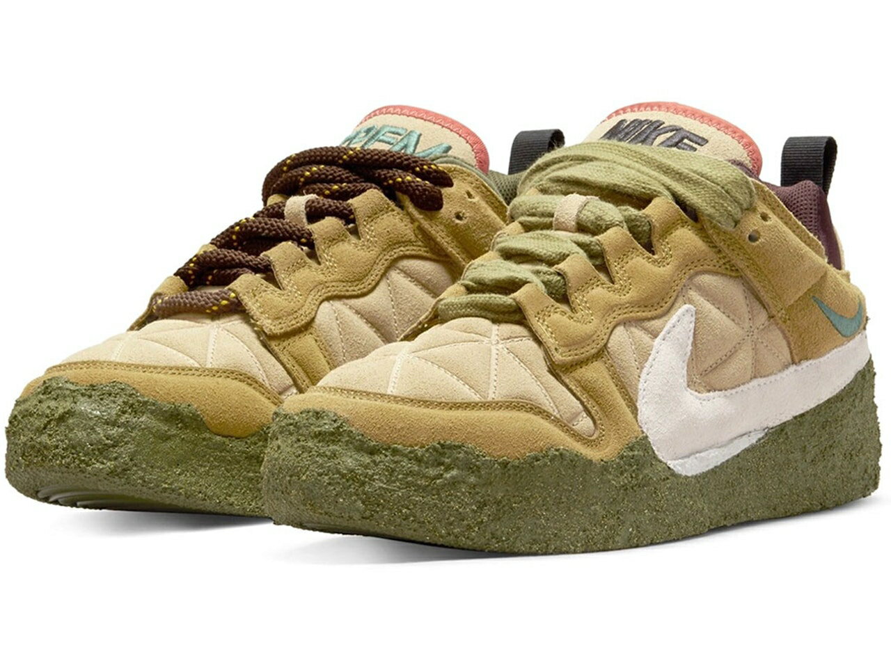 ナイキ スニーカー メンズ 【 NIKE CPFM FLEA 1 CACTUS PLANT MARKET DESERT MOSS / BARLEY SAIL DESERT MOSS 】