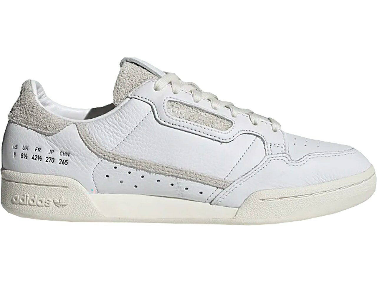 アディダス ADIDAS プレミアム スニーカー 【 PREMIUM CONTINENTAL 80 BASICS CLOUD WHITE CRYSTAL OFF 】