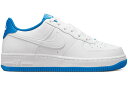 ナイキ NIKE 白色 ホワイト 青色 ブルー エアフォース '07 ジュニア キッズ 【 1 LOW WHITE LIGHT PHOTO BLUE GS 】