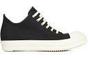 リックオウエンス リックオウエンス 黒色 ブラック デニム スニーカー ユニセックス 【 RICK OWENS RICK OWENS DRKSHDW BLACK DENIM LOW / BLACK MILK MILK 】 メンズ