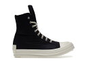 リックオウエンス RICK OWENS 黒色 ブラック スニーカー 【 DRKSHDW STROBE BLACK MILK 】