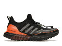 アディダス ウルトラ ブースト 黒色 ブラック 橙 オレンジ ウルトラブースト COLD.RDY スニーカー メンズ 【 ADIDAS ULTRA BOOST DNA BLACK ORANGE / BLACK ORANGE 】