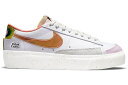 ナイキ ブレイザー 白色 ホワイト 橙 オレンジ ピンク WOMEN 039 S スニーカー レディース 【 NIKE BLAZER LOW PLATFORM THE GREAT UNITY (WOMEN 039 S) / WHITE ORANGE PINK SALT 】