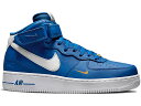 iCL ~bh F u[ F CG[ F zCg GAtH[X '07 Xj[J[ Y y NIKE AIR FORCE 1 MID LV8 40TH ANNIVERSARY BLUE JAY / BLUE JAY YELLOW OCHER WHITE z