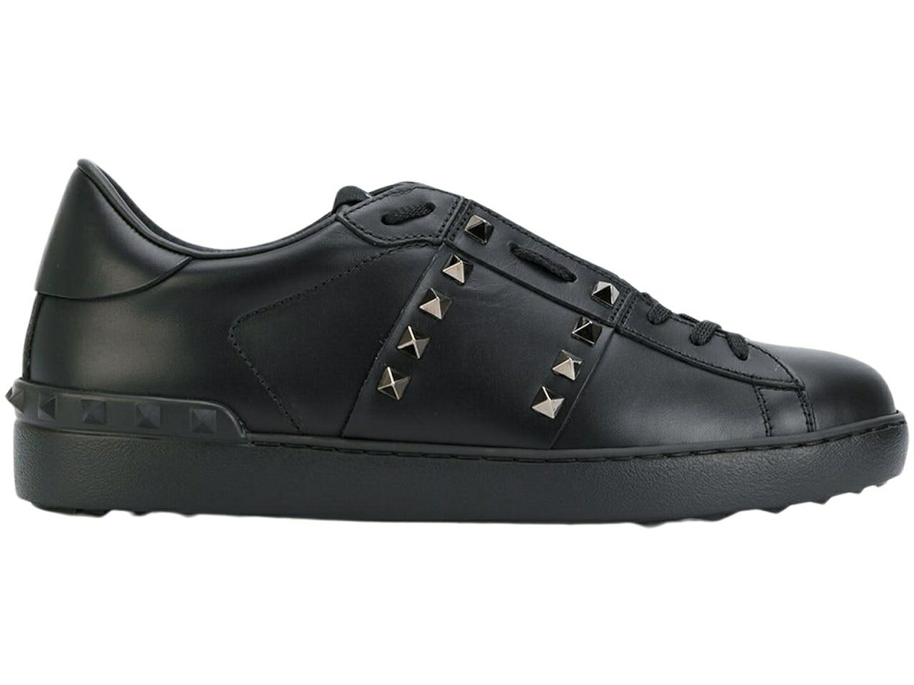 @eBm F ubN Xj[J[ Y y VALENTINO GARAVANI ROCKSTUD UNTITLED BLACK RUTHENIUM-FINISH STUD / BLACK RUTHENIUM FINISH STUD z