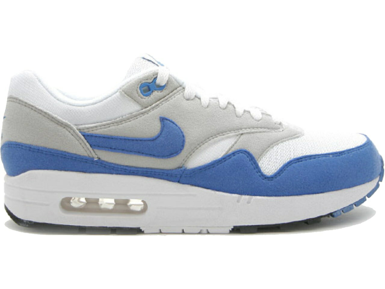 ナイキ マックス 青色 ブルー 白色 ホワイト 灰色 グレー エアマックス スニーカー メンズ 【 NIKE AIR MAX 1 VARSITY BLUE (2009) / WHITE VARSITY BLUE NEUTRAL GREY 】