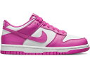 ナイキ NIKE ダンク ダンクロー ジュニア キッズ 【 ACTIVE FUCHSIA GS WHITE 】