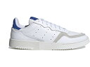 アディダス 白色 ホワイト 青色 ブルー スニーカー メンズ 【 ADIDAS SUPERCOURT CLOUD WHITE BLUE / CLOUD WHITE CLOUD WHITE 】