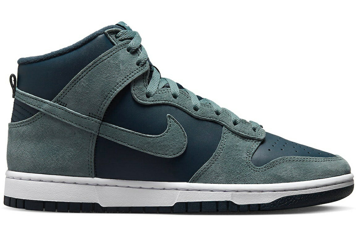 ナイキ ダンク ハイ プレミアム 紺色 ネイビー 白色 ホワイト ダンクハイ スニーカー ユニセックス 【 NIKE DUNK HIGH RETRO PREMIUM ARMORY NAVY / ARMORY NAVY MINERAL SLATE WHITE 】 メンズ