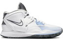 ナイキ カイリー 白色 ホワイト 青色 ブルー 灰色 グレー グレイ 【 NIKE KYRIE INFINITY SMOKE AND MIRRORS (GS) / WHITE LIGHT MARINE MEDIUM BLUE IRON GRAY 】 キッズ ベビー マタニティ スニーカー