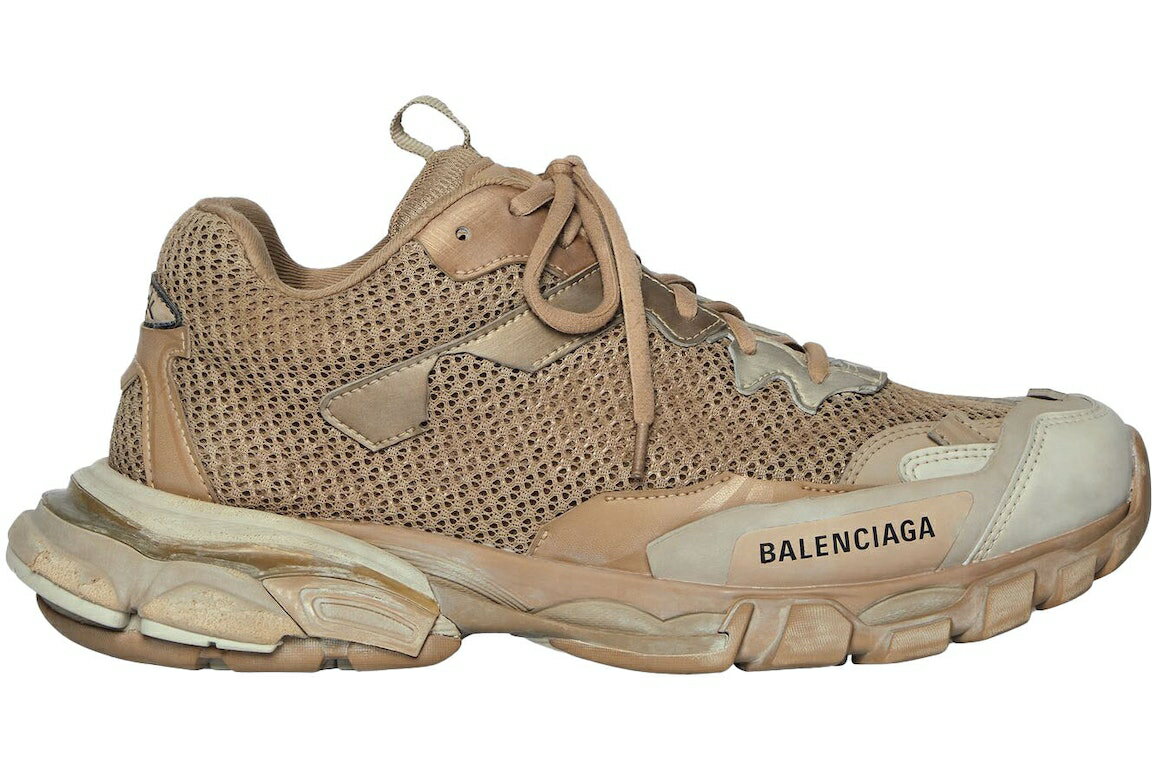 バレンシアガ ベージュ TRACK.3 スニーカー メンズ 【 BALENCIAGA BEIGE / 】