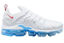 ナイキ 白色 ホワイト 赤 レッド 青色 ブルー エアヴェイパーマックス スニーカー メンズ 【 NIKE AIR VAPORMAX PLUS WHITE RED BLUE / WHITE BLUE RED 】