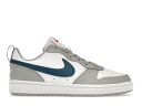 ナイキ NIKE コート 灰色 グレー コートバーロウ ジュニア キッズ 【 LOW 2 LIGHT SMOKE GREY GS WHITE MARINA HABANERO RED 】