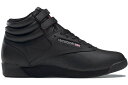 [{bN t[X^C F ubN WOMEN'S Xj[J[ fB[X y REEBOK FREESTYLE HI TRIPLE BLACK (WOMEN'S) / BLACK BLACK BLACK z