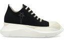 リックオウエンス RICK OWENS スニーカー 【 DRKSHDW ABSTRACT LOW PENTAGRAM EMBROIDERY BLACK MILK 】