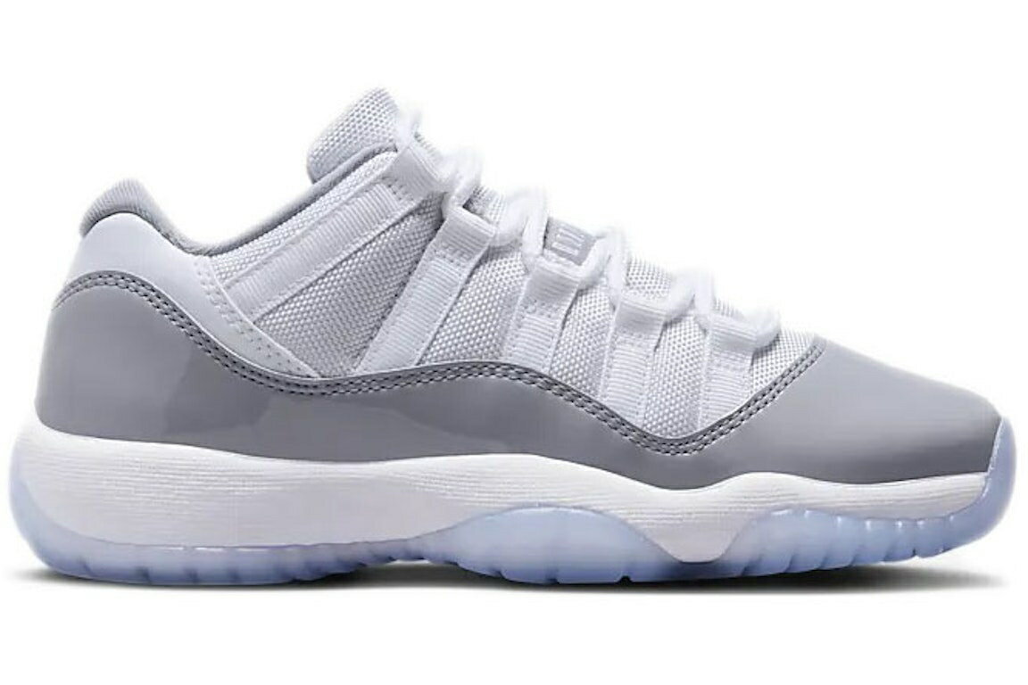 ナイキ ジョーダン 灰色 シメント グレー 白色 ホワイト 【 JORDAN 11 RETRO LOW CEMENT GREY (GS) / WHITE CEMENT GREY UNIVERSITY 】 キッズ ベビー マタニティ スニーカー