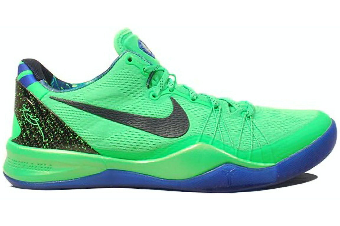 ナイキ コービー システム エリート 緑 グリーン 青色 ブルー スニーカー メンズ 【 NIKE KOBE 8 SYSTEM ELITE GC SUPERHERO / POISON GREEN BLACKENED BLUE 】