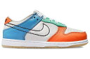 ナイキ NIKE ダンク ダンクロー キッズ 【 101 PS WHITE SAFETY ORANGE GREEN GLOW BLACK 】