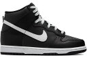 ナイキ ダンク ハイ 白色 ホワイト 黒色 ブラック ダンクハイ ジュニア キッズ 【 NIKE DUNK HIGH ANTHRACITE WHITE (PS) / ANTHRACITE BLACK WHITE 】 キッズ ベビー マタニティ スニーカー