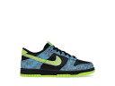 ナイキ NIKE ダンク 青色 ブルー ダンクロー ジュニア キッズ 【 SE ACID WASH BALTIC BLUE VOLT GS MULTICOLOR BLACK 】