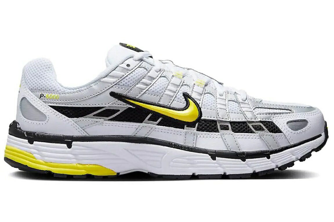 ʥ NIKE ץʥ   WOMEN'S ˡ  PLATINUM YELLOW P6000 METALLIC OPTI WHITE BLACK 