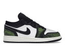 ナイキ ジョーダン 緑 グリーン ジュニア キッズ 【 JORDAN 1 LOW WEAR AWAY ELECTRIC GREEN (GS) / 】 キッズ ベビー マタニティ スニーカー