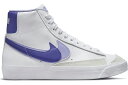 ナイキ NIKE ブレイザー ミッド スウッシュ スウォッシュ 紫 パープル '77 ジュニア キッズ 【 SWOOSH PURPLE BLAZER MID SE DOUBLE GS WHITE LIGHT THISTLE LAPIS 】