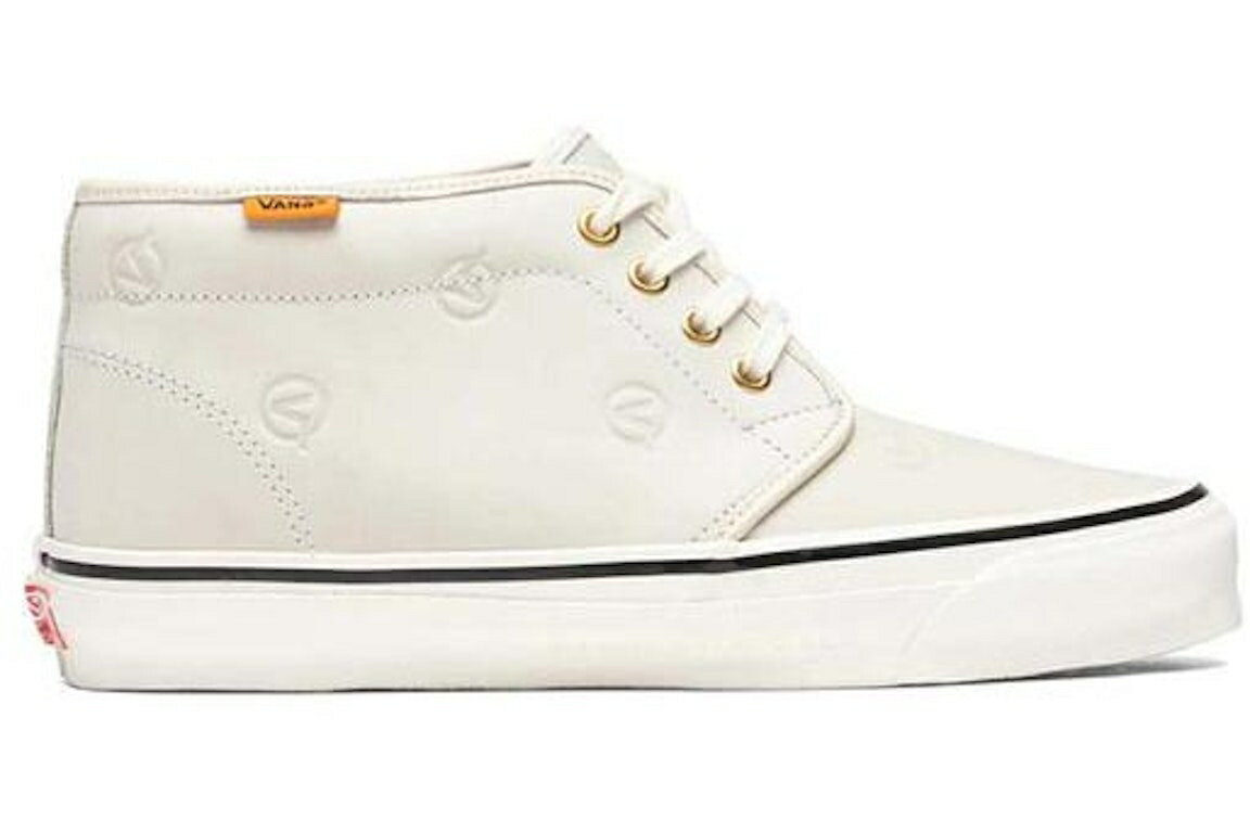 ヴァンズ バンズ チャッカ ブーツ スタジオ クリーム 白色 ホワイト チャッカブーツ スニーカー メンズ 【 VANS OG CHUKKA BOOT LX LQQK STUDIO MARSHMALLOW / CREAM TRUE WHITE 】