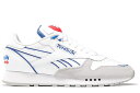 リーボック クラシック レザー ポンプ 白色 ホワイト 青色 ブルー スニーカー メンズ 【 REEBOK CLASSIC LEATHER THE PUMP WHITE VECTOR BLUE / FOOTWEAR WHITE VECTOR BLUE 】