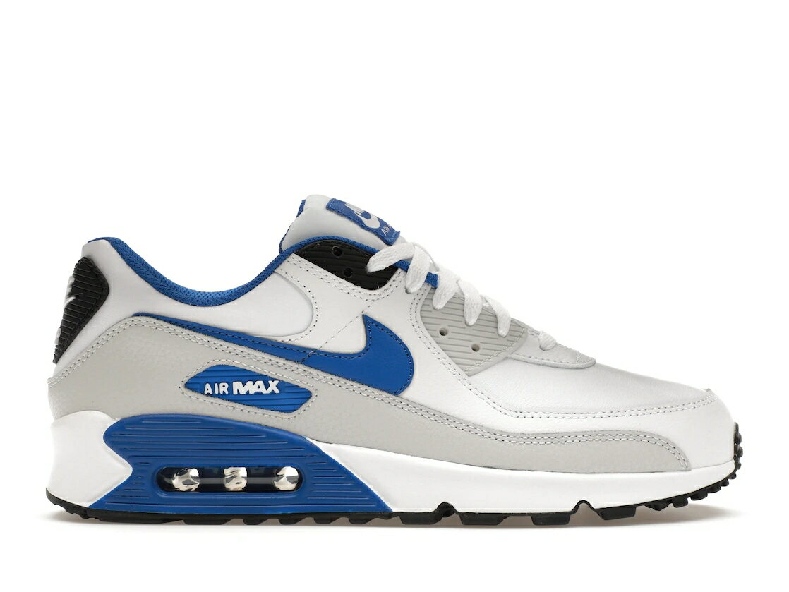 ナイキ マックス 白色 ホワイト ゲーム エアマックス ゲームロイヤル 青 ブルー スニーカー メンズ 【 NIKE AIR MAX 90 WHITE GAME ROYAL PHOTON DUST / WHITE GAME ROYAL PHOTON DUST 】