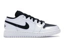 ナイキ ジョーダン 白色 ホワイト 黒色 ブラック パテント 【 JORDAN 1 LOW WHITE BLACK PATENT (GS) / WHITE BLACK 】 キッズ ベビー マタニティ スニーカー