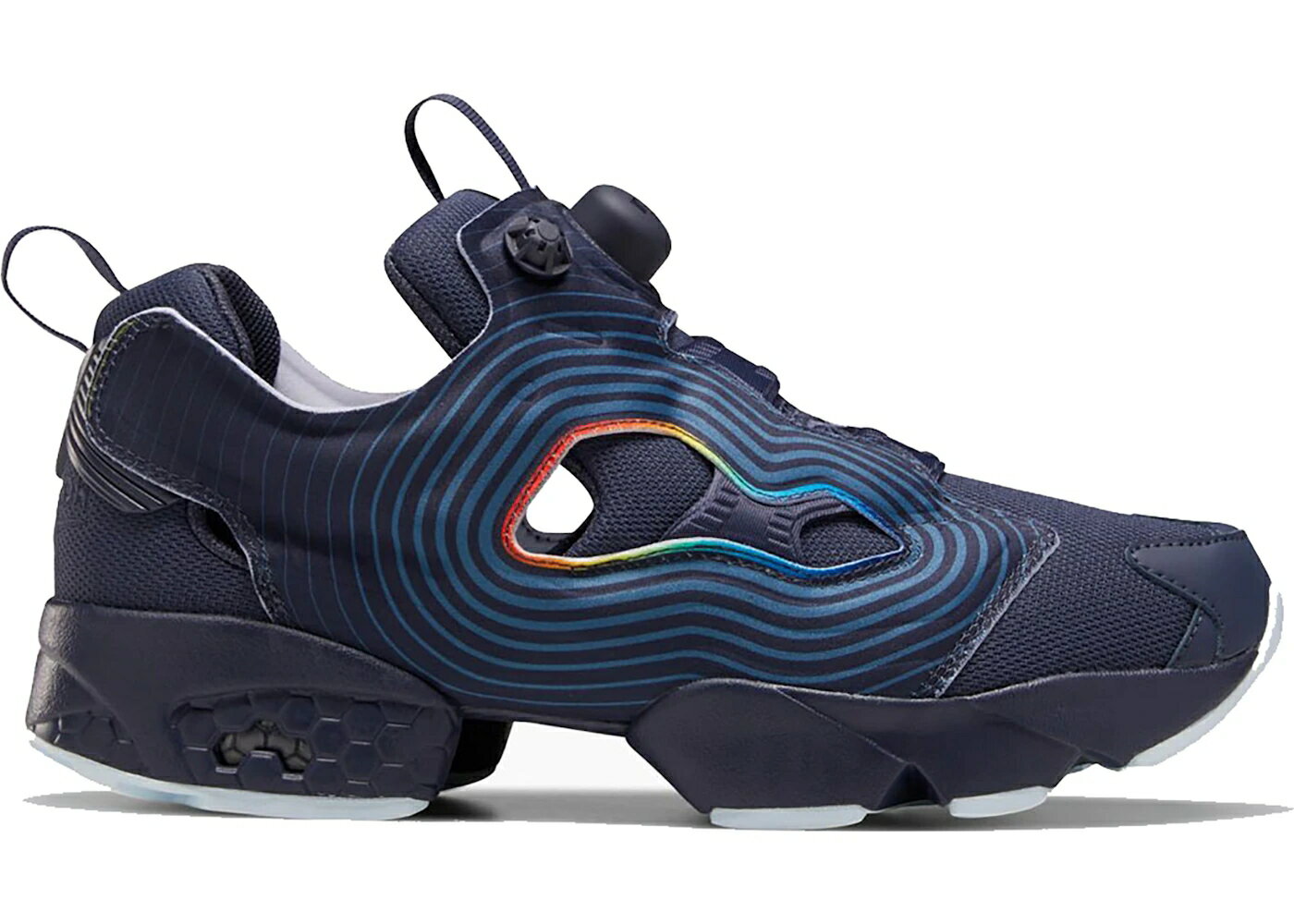 リーボック 紺色 ネイビー 青色 ブルー インスタポンプフューリー スニーカー メンズ REEBOK INSTAPUMP FURY RIPPLE EFFECT NAVY / HERITAGE NAVY GLASS BLUE