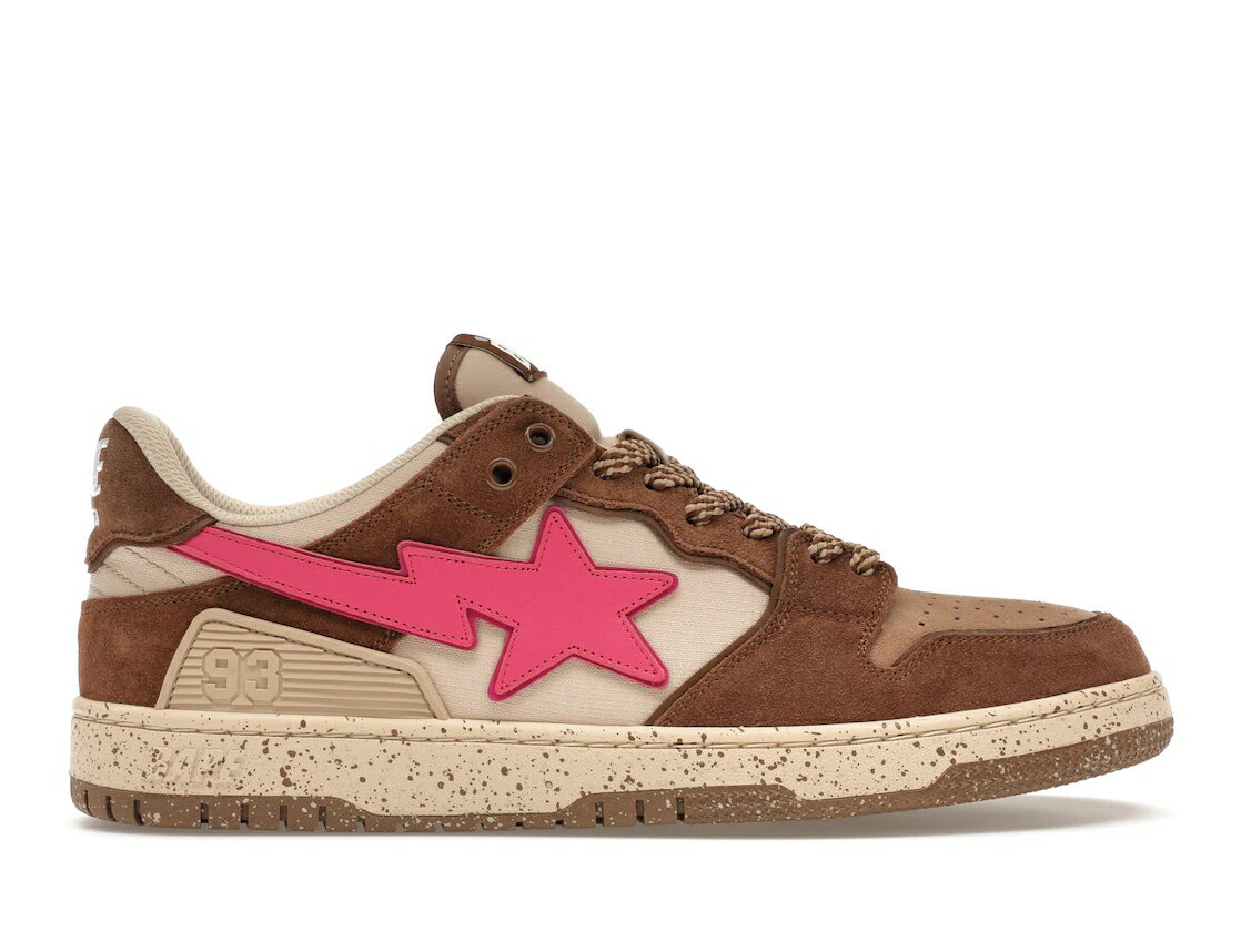 xCv F uE sN x[W #6 Xj[J[ Y y BAPE A BATHING APE SK8 STA BROWN PINK / BROWN BEIGE PINK z