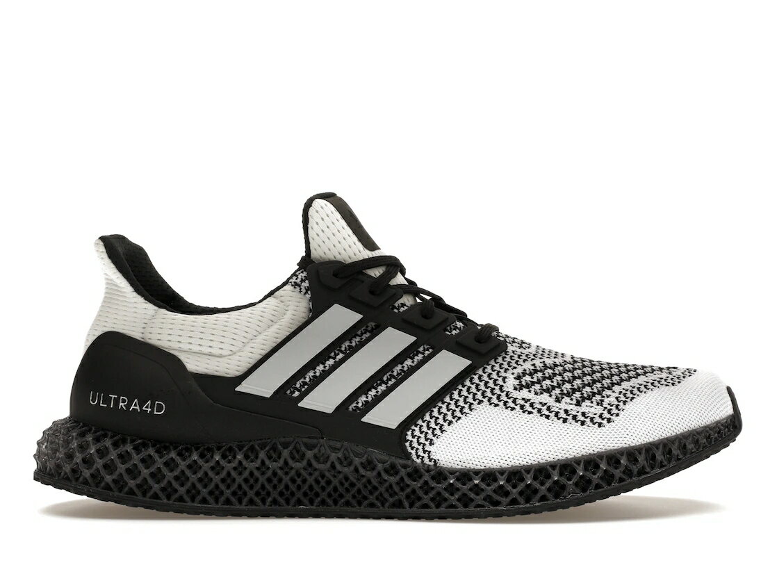 アディダス ウルトラ クリーム コア 黒色 ブラック 白色 ホワイト 2.0 スニーカー メンズ 【 ADIDAS ULTRA 4D COOKIES AND CREAM / CORE BLACK CLOUD WHITE CLOUD 】