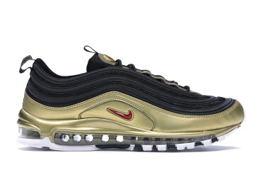 ナイキ NIKE エア マックス 黒 ブラック スニーカー 【 AIR BLACK MAX 97 METALLIC GOLD VARSITY REDMETALLIC GOLDWHITE 】 メンズ