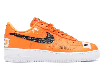 ナイキ NIKE エア スニーカー 【 AIR FORCE 1 LOW JUST DO IT PACK TOTAL ORANGE ORANGEBLACKWHITE 】 メンズ